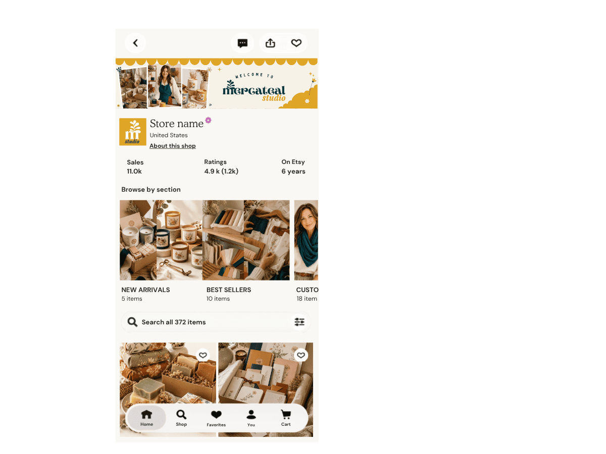 MERCATEAL ETSY SHOP KIT