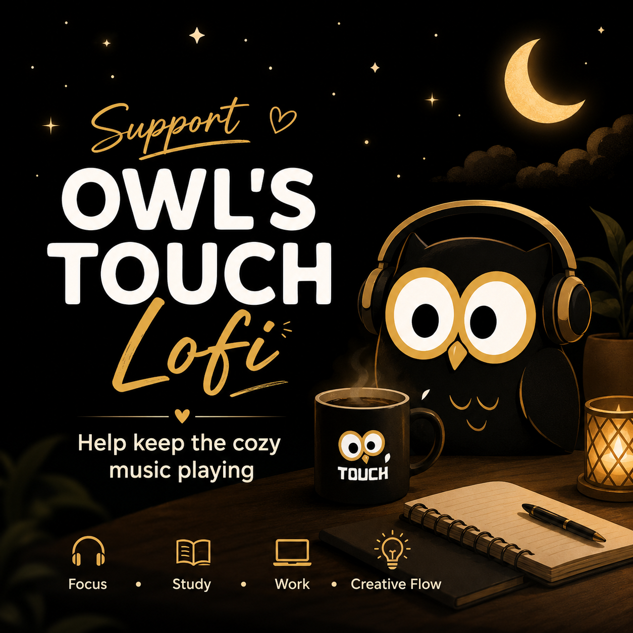 Support Owl’s Touch Lofi