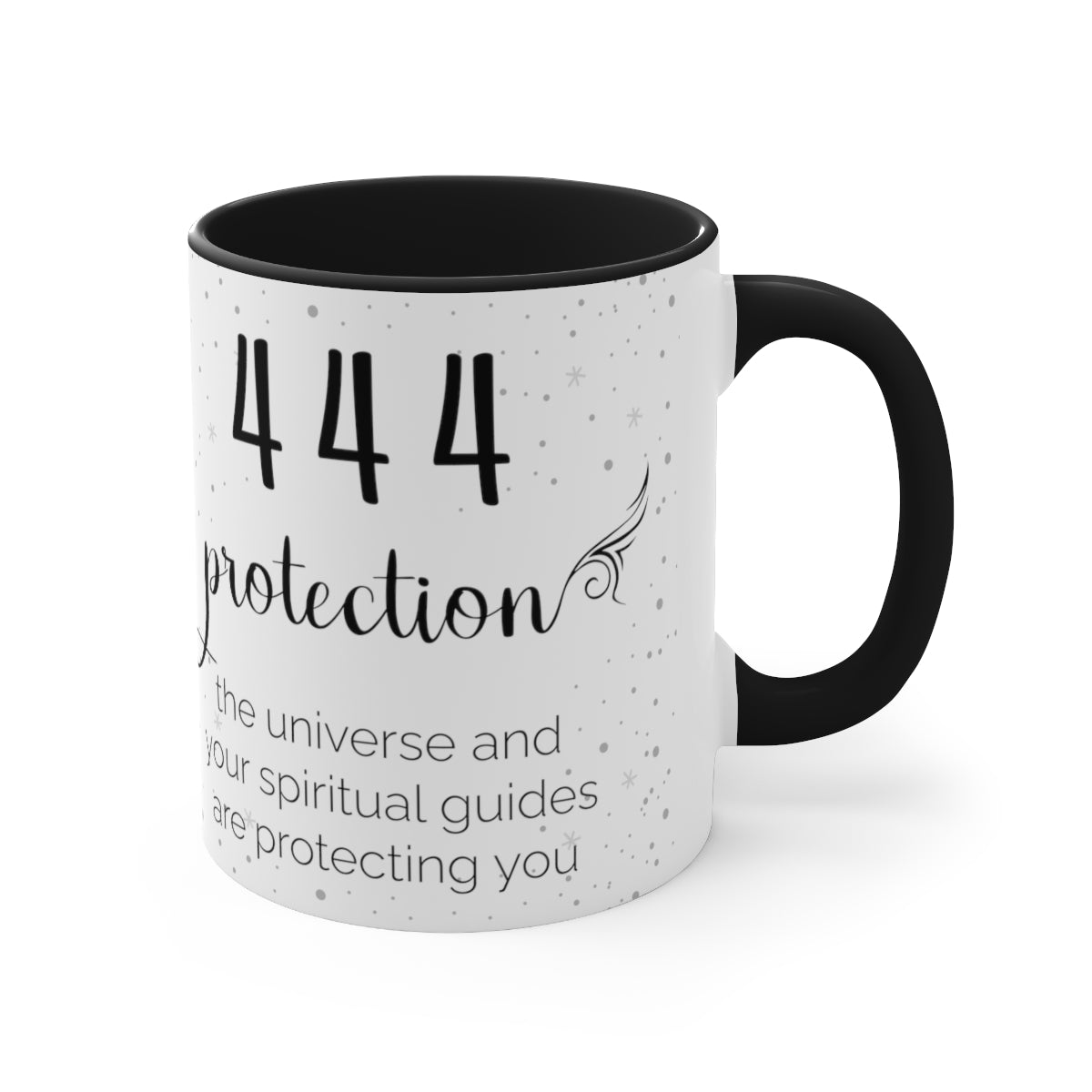 ANGEL NUMBER 444 MUG, 11OZ
