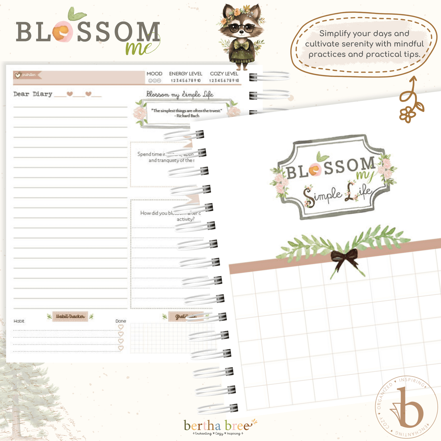 BLOSSOM ME DIARY ROSA BEBE