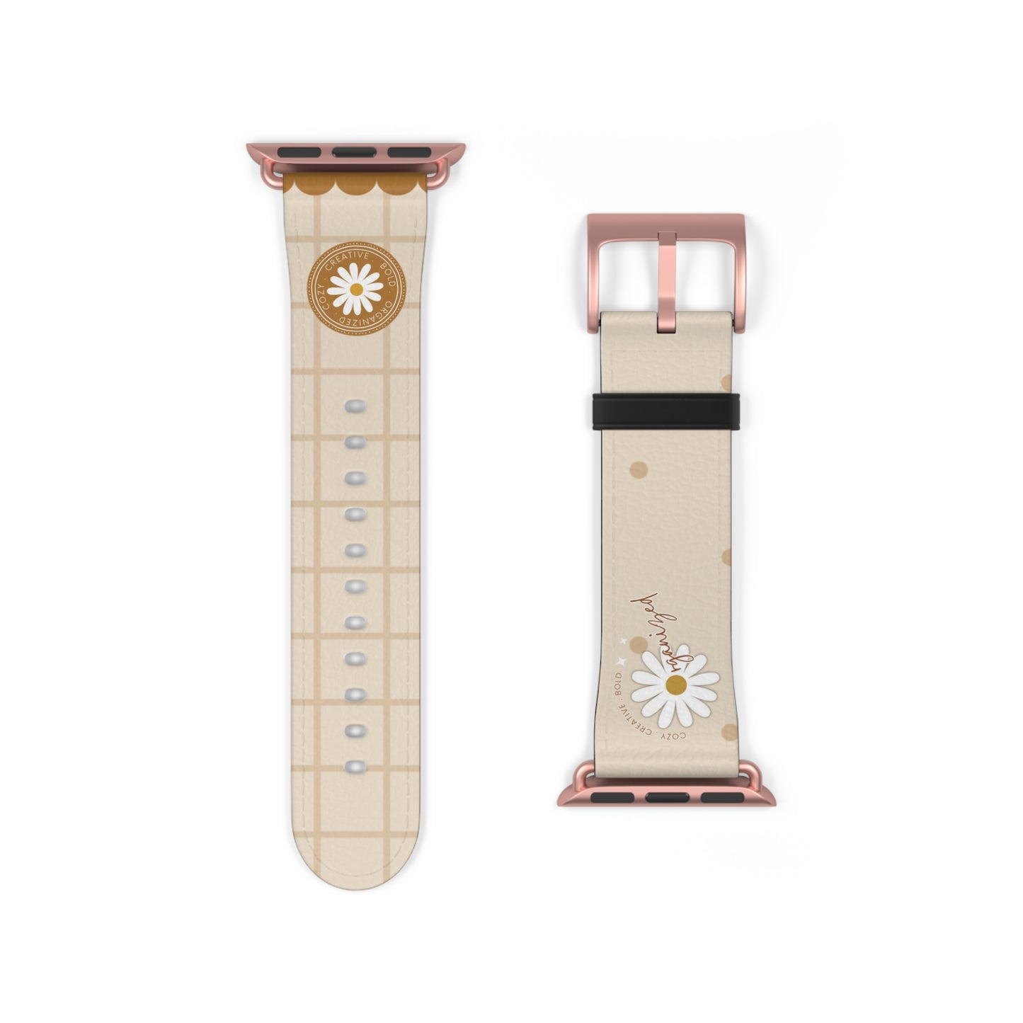 STAY COZY WATCH BAND FAUX LEATHER