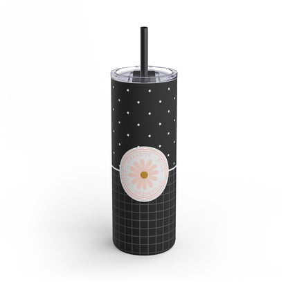 COZY CREATIVE BOLD ORGANIZED SKINNY MATTE TUMBLER, 20OZ
