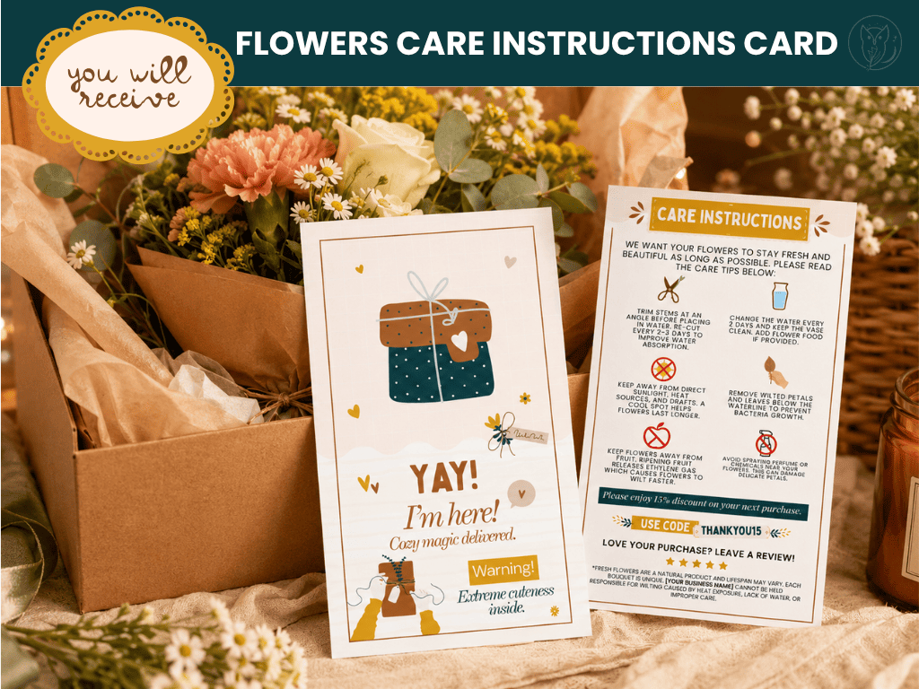 MERCATEAL CARE INSTRUCTIONS