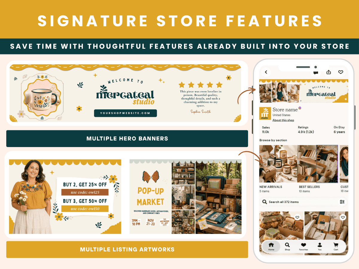 MERCATEAL ETSY SHOP KIT