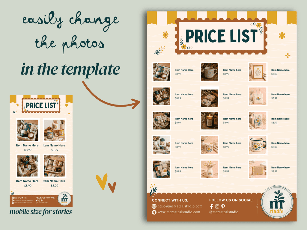 MERCATEAL PRICE LIST