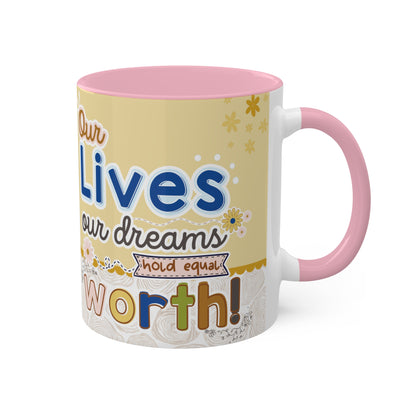 Our Lives Mug - Cozy . Creative . Bold . Organized
