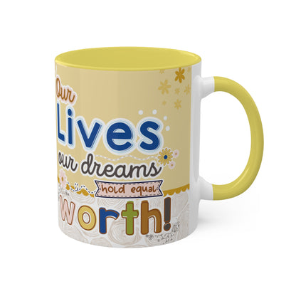 Our Lives Mug - Cozy . Creative . Bold . Organized