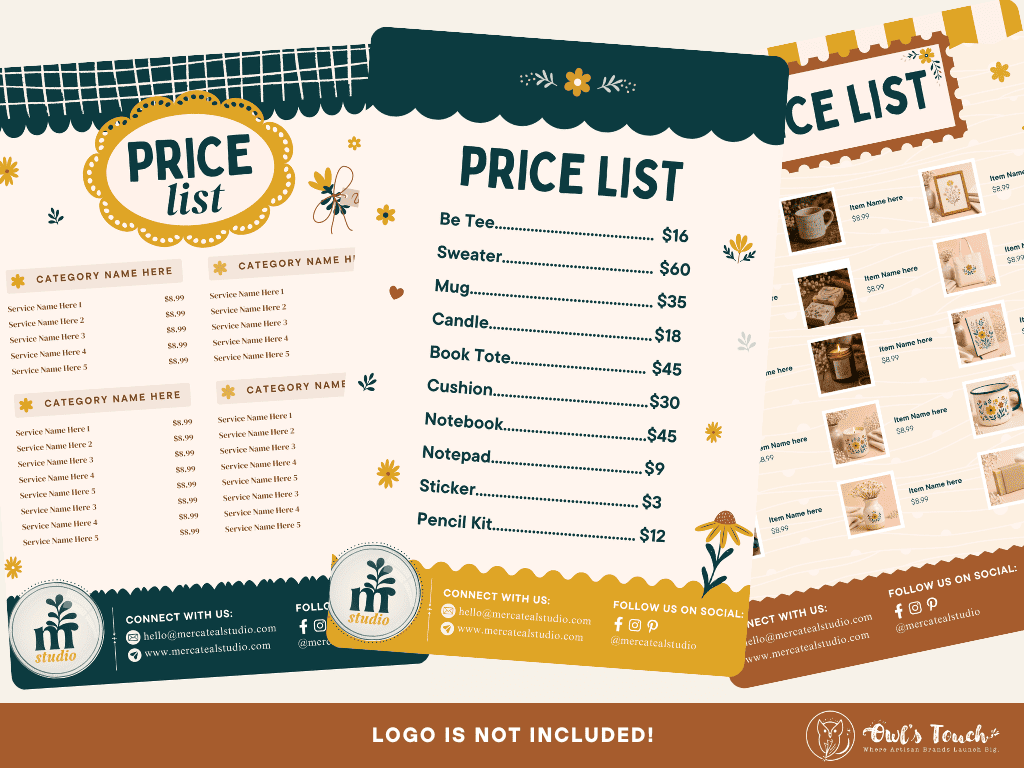 MERCATEAL PRICE LIST
