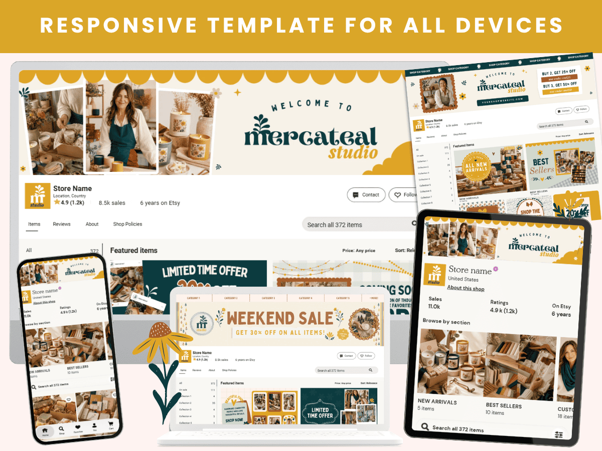 MERCATEAL ETSY SHOP KIT