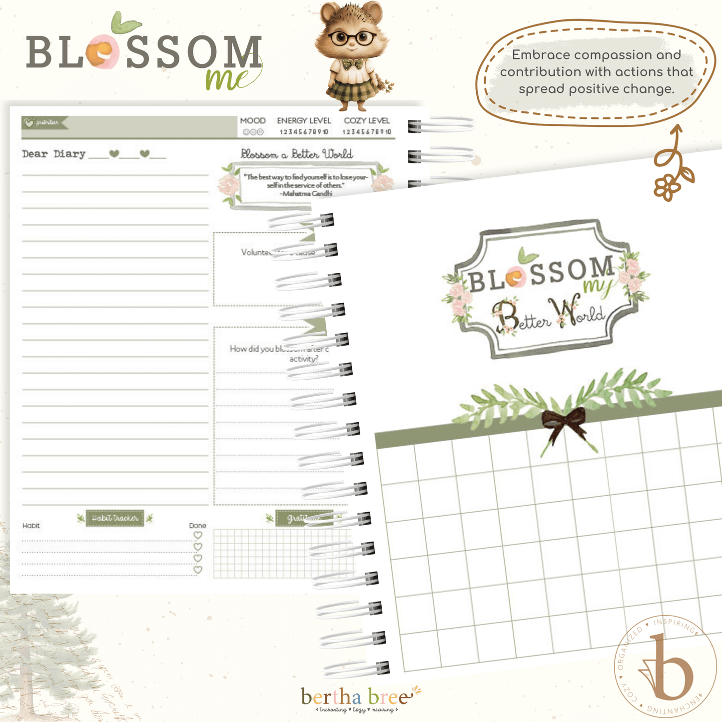BLOSSOM ME DIARY ROSA BEBE