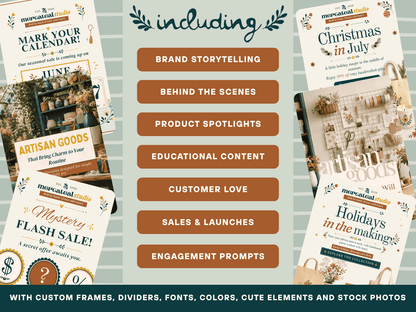 MERCATEAL INSTAGRAM TEMPLATE BUNDLE - EDITION 1