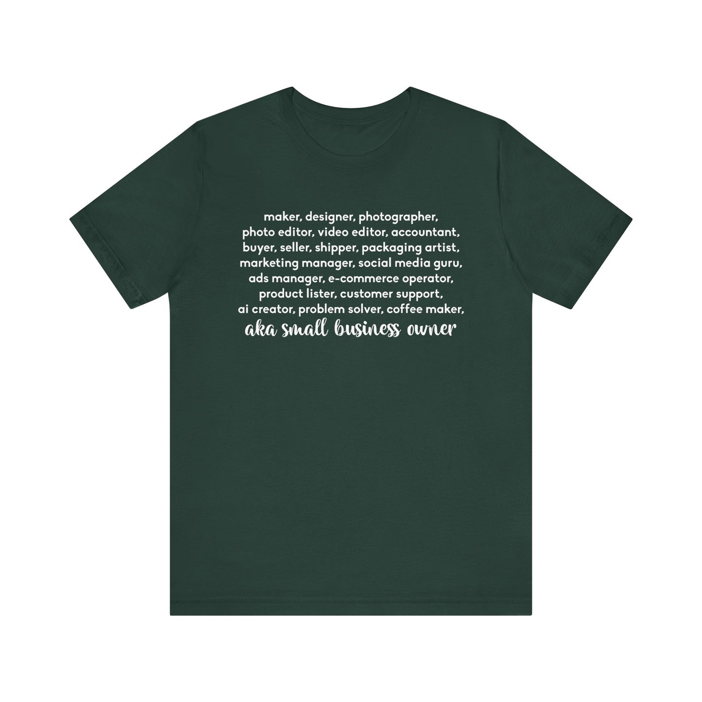 SMALL BIZ LIFE TEE FOR MAKERS