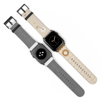 STAY COZY WATCH BAND FAUX LEATHER