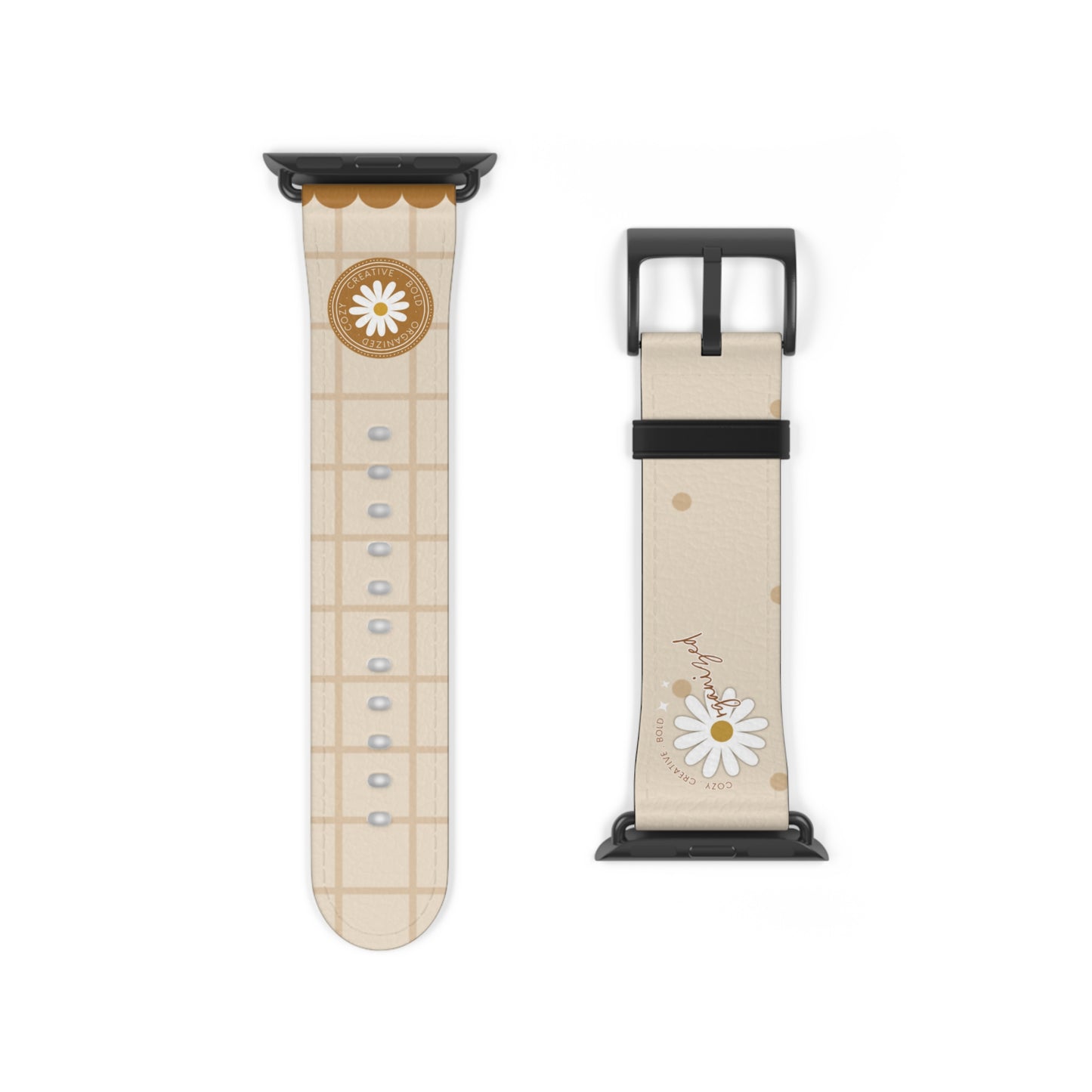 STAY COZY WATCH BAND FAUX LEATHER