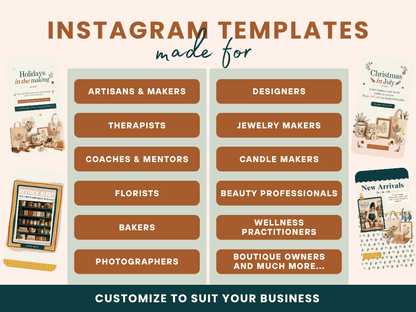 MERCATEAL INSTAGRAM TEMPLATE BUNDLE - EDITION 1