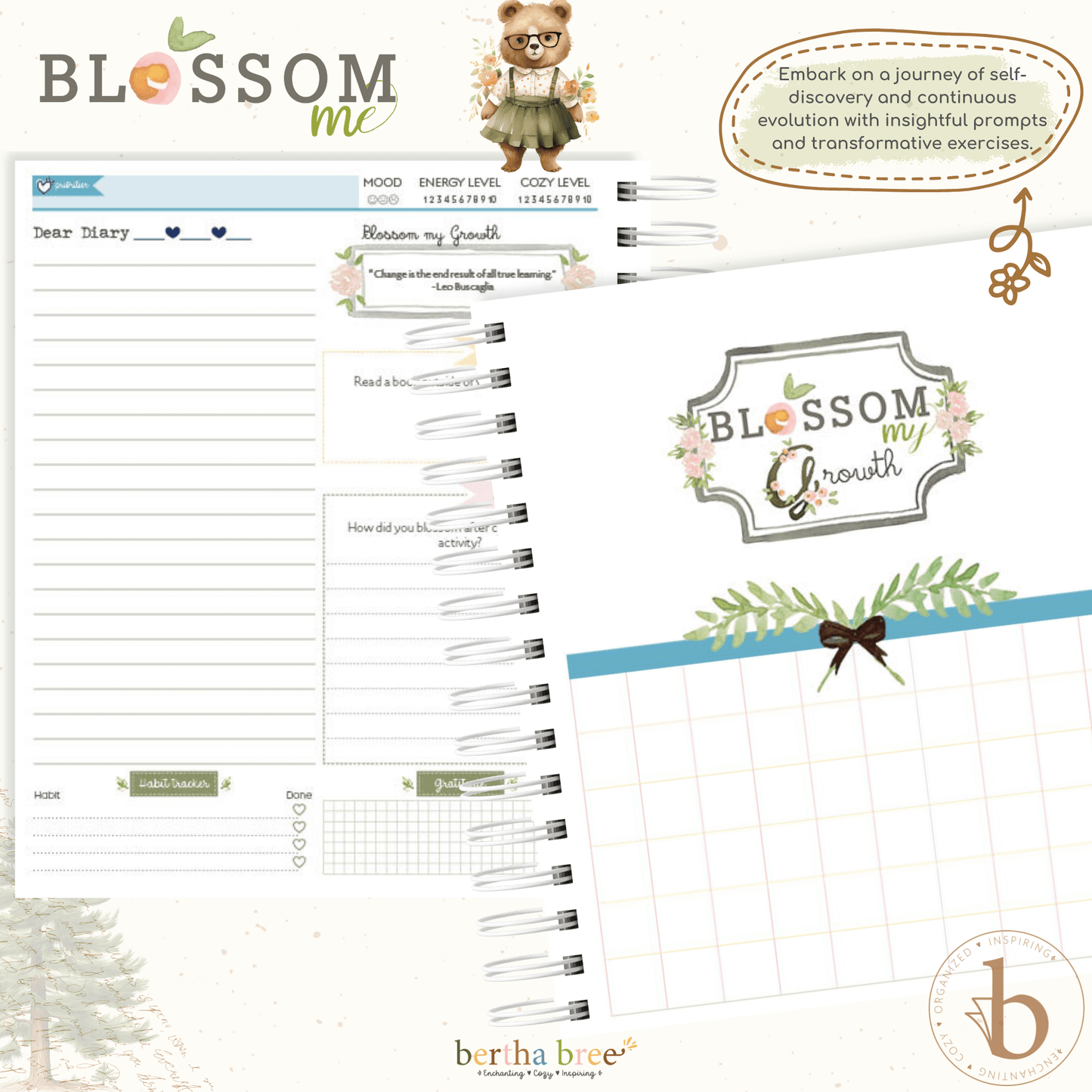 BLOSSOM ME DIARY ROSA BEBE