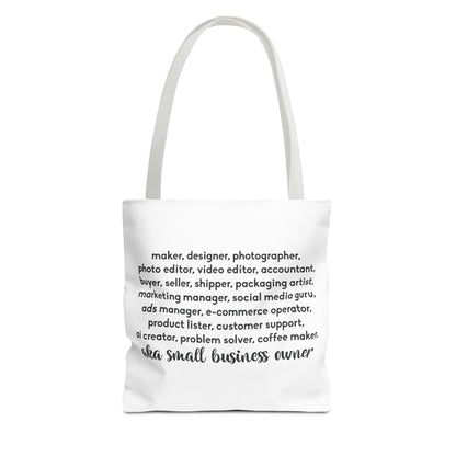 SMALL BIZ LIFE TOTE BAG - MAKER