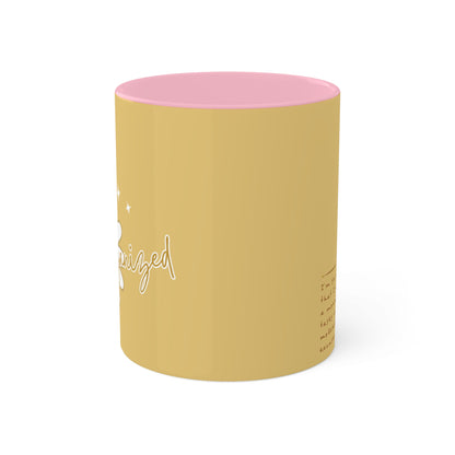 YELLOW Mug - Cozy . Creative . Bold . Organized