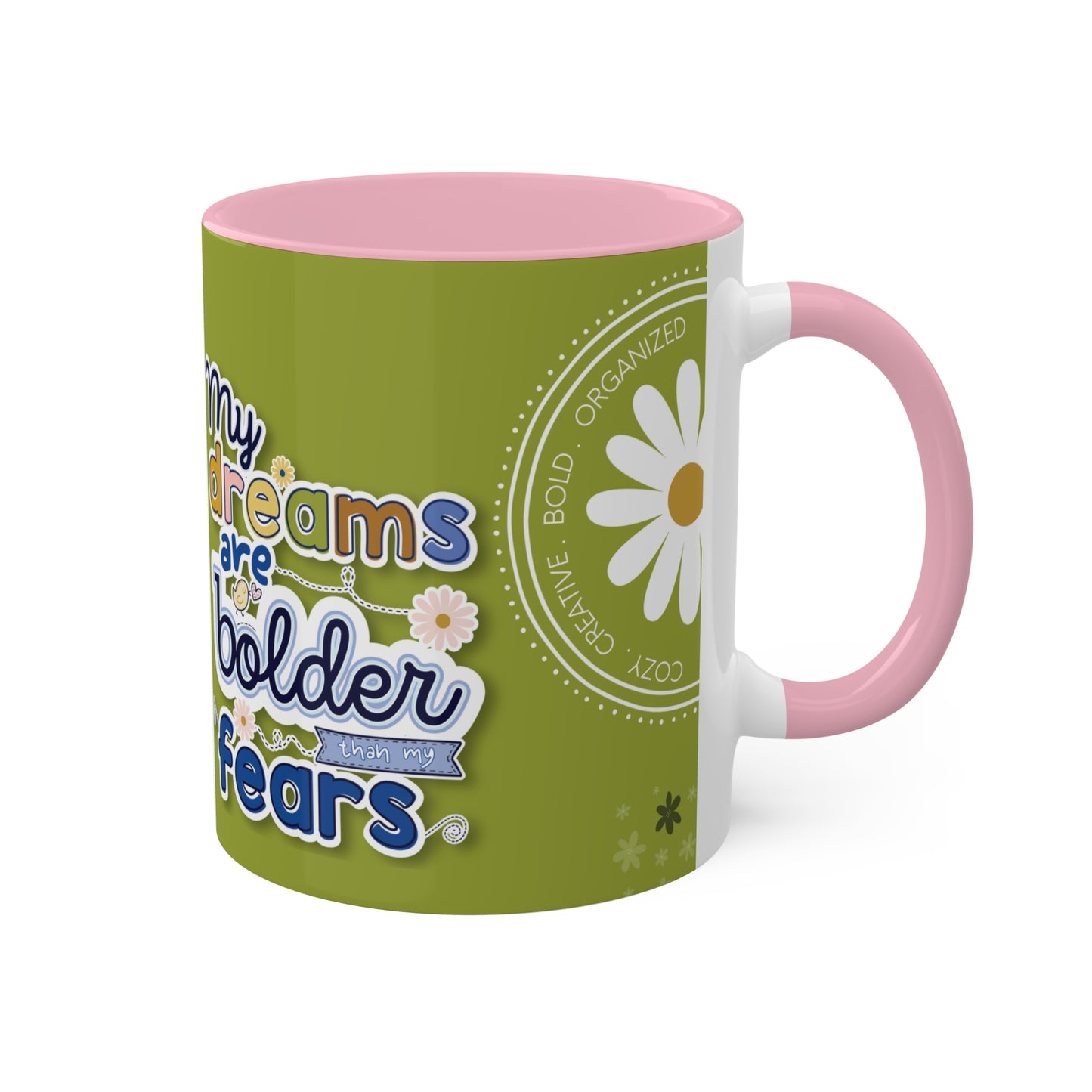 Copy of YELLOW Mug - Cozy . Creative . Bold . Organized