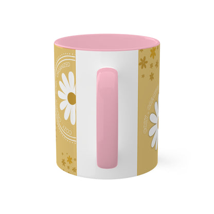 YELLOW Mug - Cozy . Creative . Bold . Organized