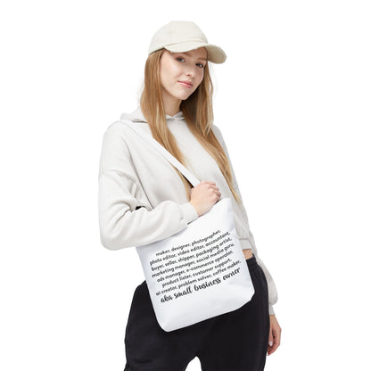 SMALL BIZ LIFE TOTE BAG - MAKER