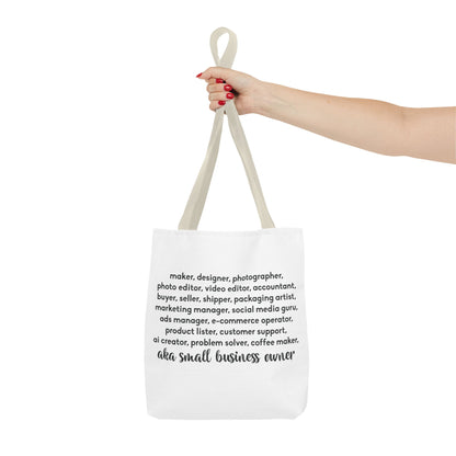 SMALL BIZ LIFE TOTE BAG - MAKER