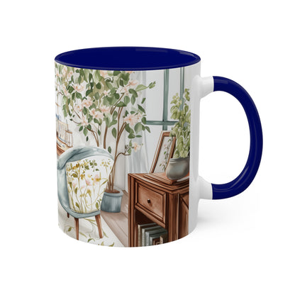 Blue Workplace Mug - Cozy . Creative . Bold . Organized