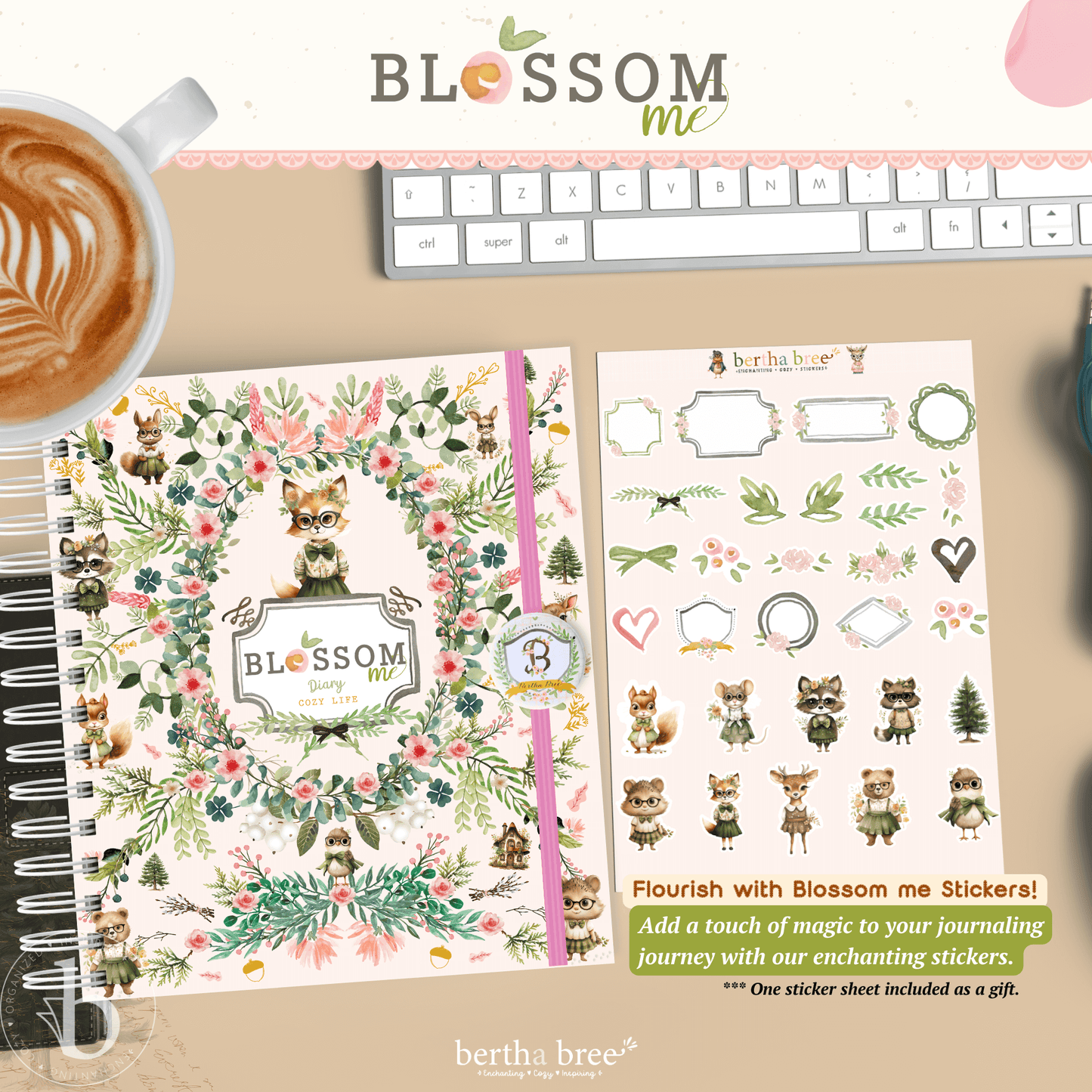 BLOSSOM ME DIARY ROSA BEBE