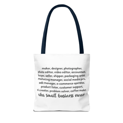SMALL BIZ LIFE TOTE BAG - MAKER