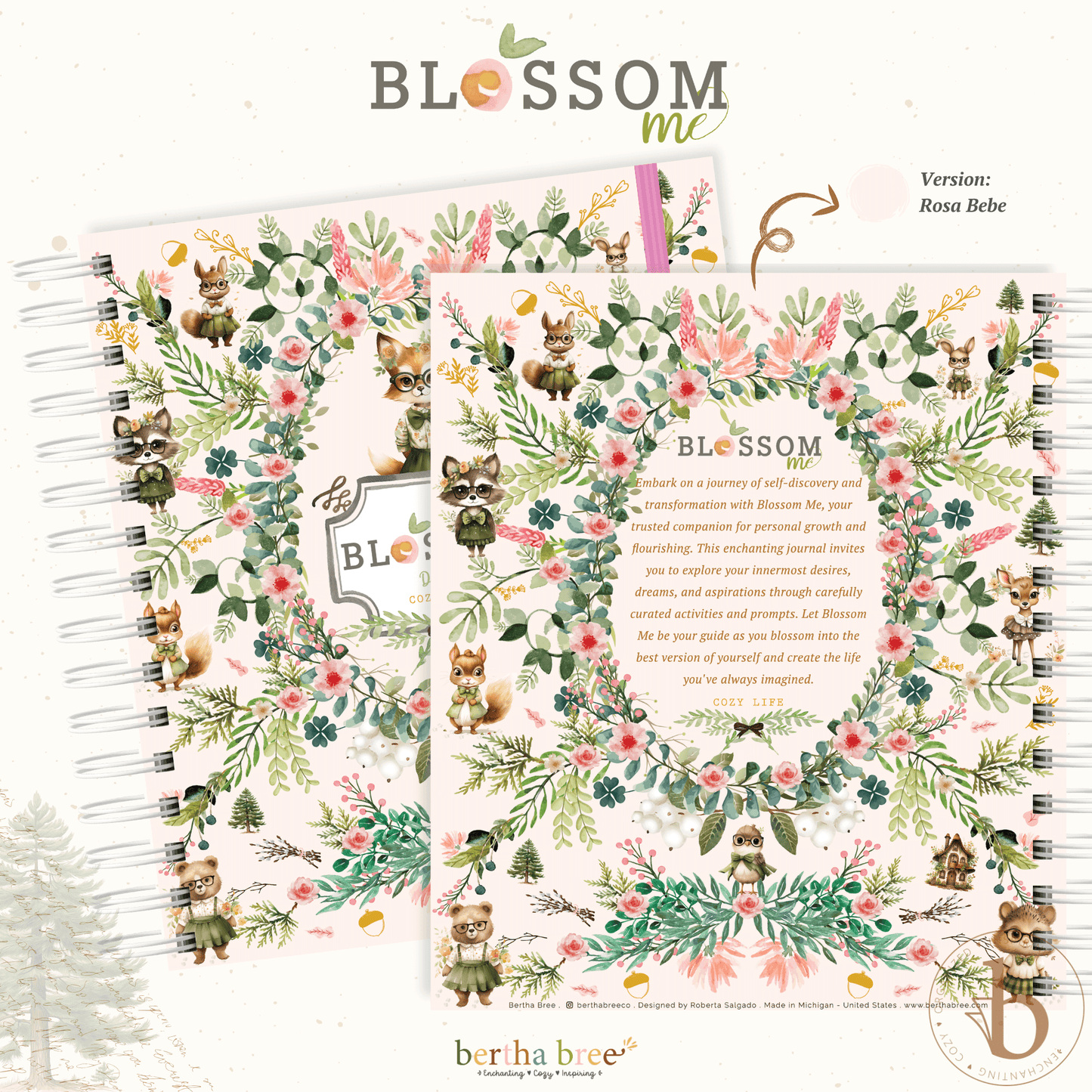 BLOSSOM ME DIARY ROSA BEBE