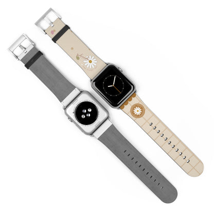 STAY COZY WATCH BAND FAUX LEATHER