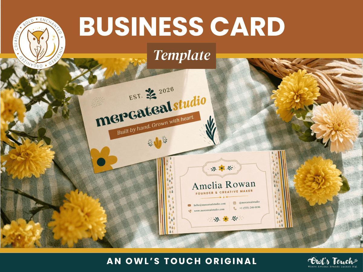 MERCATEAL BUSINESS CARD TEMPLATE