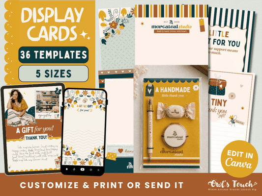 MERCATEAL DISPLAY CARDS
