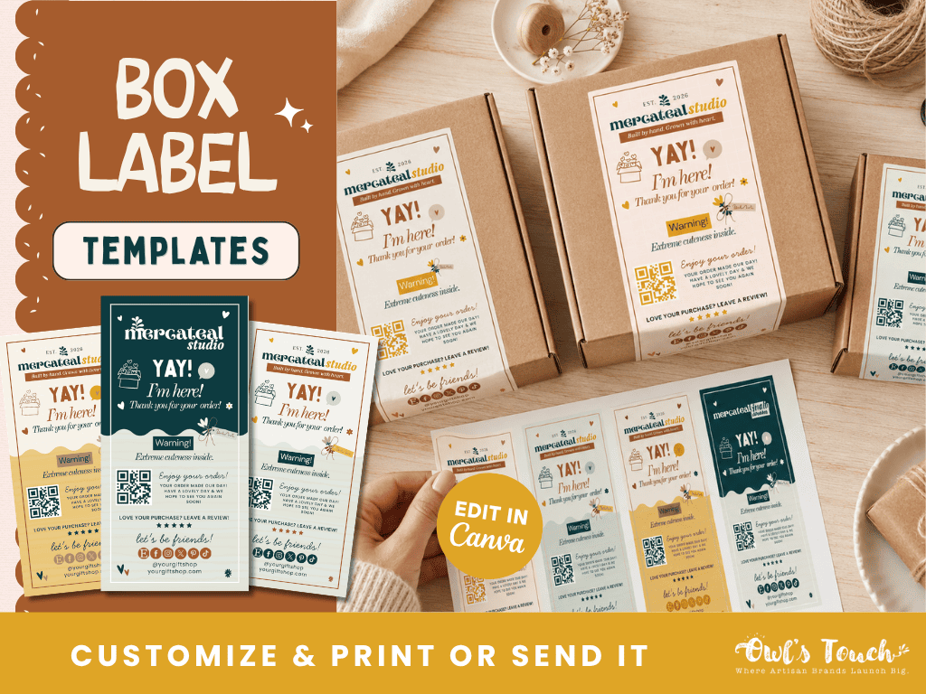 MERCATEAL BOX LABEL