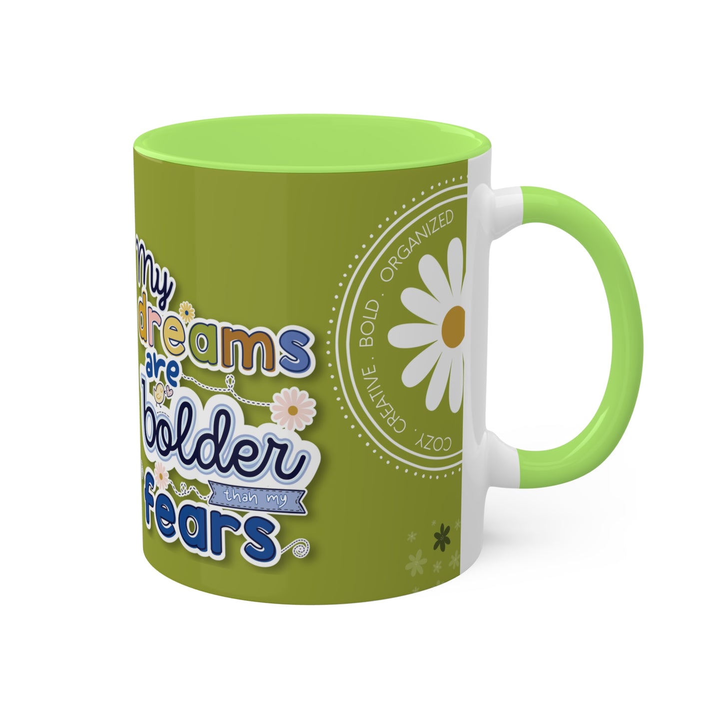 Copy of YELLOW Mug - Cozy . Creative . Bold . Organized