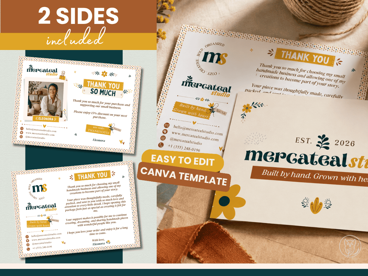 MERCATEAL THANK YOU CARD