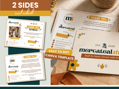 MERCATEAL THANK YOU CARD