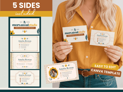 MERCATEAL BUSINESS CARD TEMPLATE