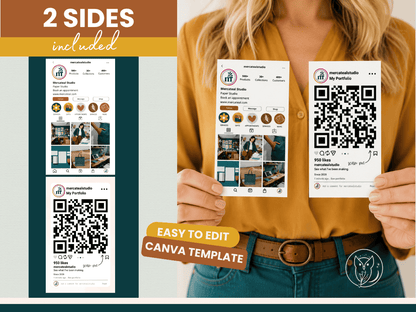 MERCATEAL INSTAGRAM FEED BUSINESS CARD
