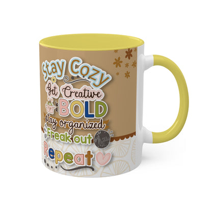 My Bold Dreams Mug - Cozy . Creative . Bold . Organized