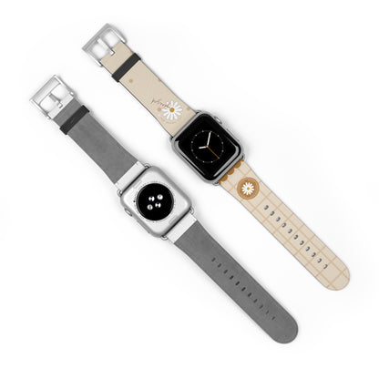 STAY COZY WATCH BAND FAUX LEATHER