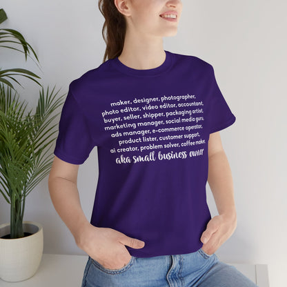 SMALL BIZ LIFE TEE FOR MAKERS