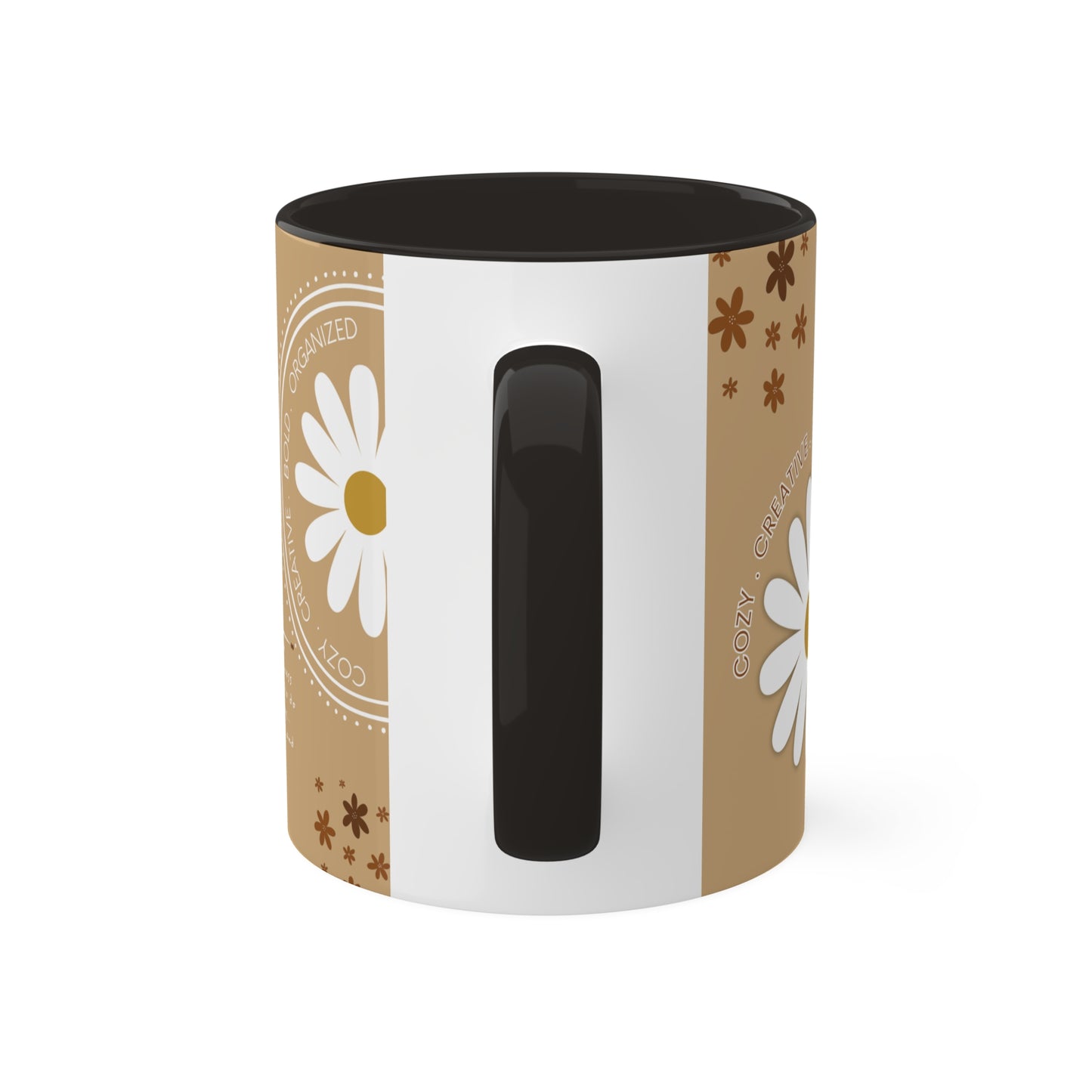 Brown Mug - Cozy . Creative . Bold . Organized