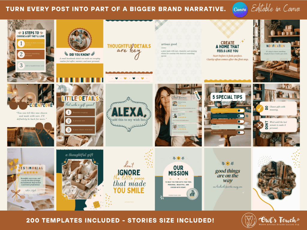 MERCATEAL INSTAGRAM TEMPLATE BUNDLE - EDITION 1