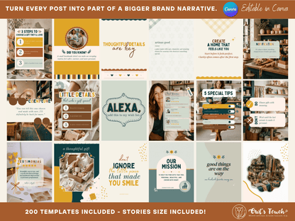 MERCATEAL INSTAGRAM TEMPLATE BUNDLE - EDITION 1