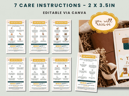 MERCATEAL CARE INSTRUCTIONS