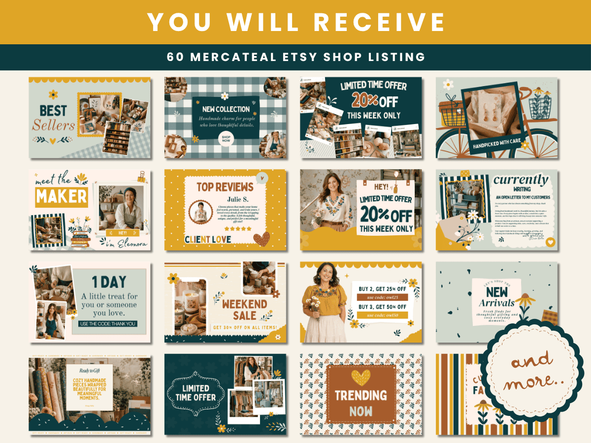MERCATEAL ETSY SHOP KIT