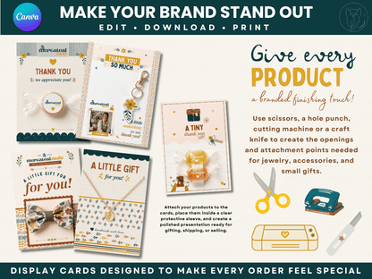 MERCATEAL DISPLAY CARDS