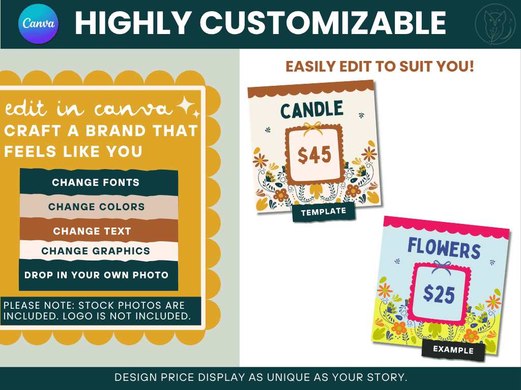 MERCATEAL PRICE DISPLAY CARDS
