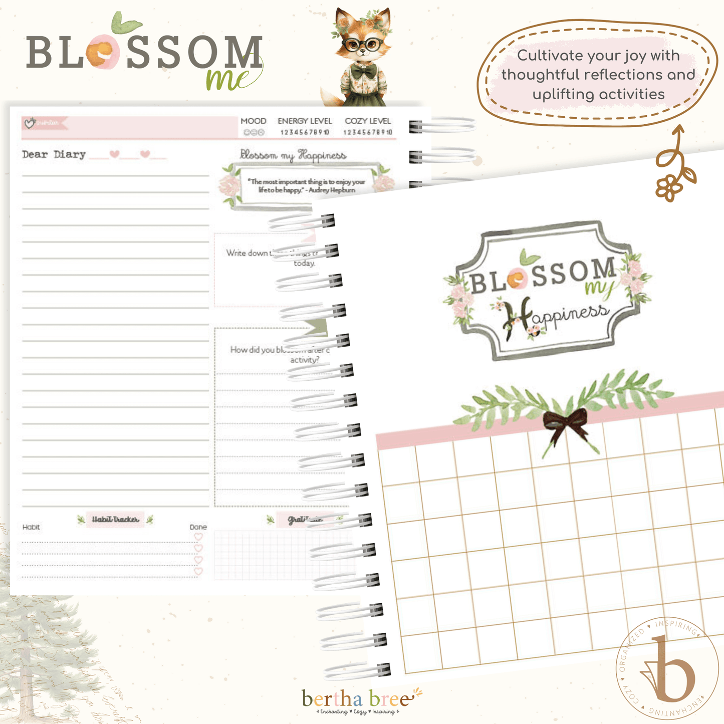 BLOSSOM ME DIARY ROSA BEBE